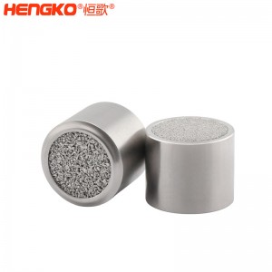 廠家定制0.2-90微米多孔金屬氣體傳感器防爆外殼，隔火焰耐腐蝕316L不銹鋼防爆片