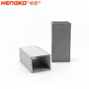 不銹鋼矩形燒結(jié)外殼過(guò)濾器孔隙均勻高效精準(zhǔn)過(guò)濾用于檢測(cè)樣本氣體化學(xué)物質(zhì)