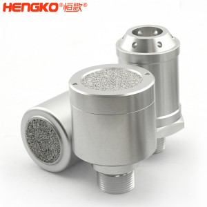 恒歌定制孔徑0.2-120μm不銹鋼氣體傳感器防爆外殼，耐腐蝕防水金屬過濾器