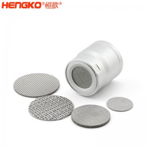 廠家定制氣體傳感器探頭防爆片耐600度高溫隔火焰，用于液化氣處理316不銹鋼阻火網(wǎng)片