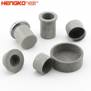 定制0.2-90um粉末燒結(jié)不銹鋼濾筒結(jié)構(gòu)穩(wěn)定抗沖擊，用于化工食品水處理