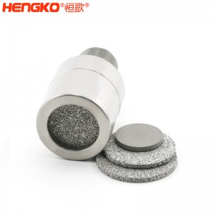 氣體探測器探頭防爆片耐高溫透氣性好，工業(yè)316L不銹鋼傳感器隔火焰隔爆片可定制