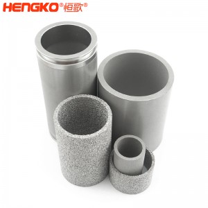 恒歌粉末燒結不銹鋼除塵濾筒透氣工業(yè)過濾器過濾精準滲透性好_用于制藥化工純水過濾