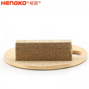 工廠(chǎng)批發(fā)高機(jī)械強(qiáng)度 3-90微米黃銅青銅粉末燒結(jié)過(guò)濾器 用于工業(yè)和化工