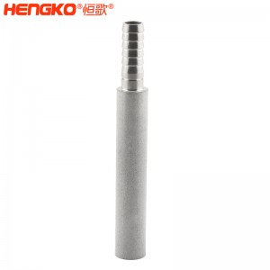 廠家批量生產(chǎn)不銹鋼粉末燒結(jié)曝氣頭擴(kuò)散器 孔隙率高流通速度快，用于臭氧發(fā)生器