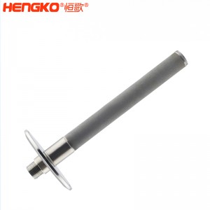 恒歌316L不銹鋼氣泡石擴(kuò)散器孔隙均勻流通速度快,用于碳酸飲料廠(chǎng)