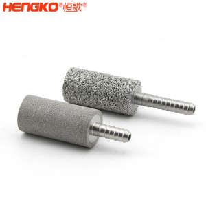 廠家定制316L粉末燒結(jié)不銹鋼過(guò)濾器曝氣頭，高強(qiáng)度耐腐蝕水族專(zhuān)用氣泡石