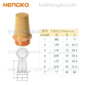 廠家供應(yīng)HSBE 型燒結(jié)銅氣動空氣消聲器1″ 1/2″氣動設(shè)備發(fā)動機降噪