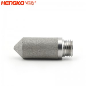 不銹鋼溫濕度探測(cè)器探頭外殼_耐高溫防水無(wú)縫一體化燒結(jié)金屬濾芯